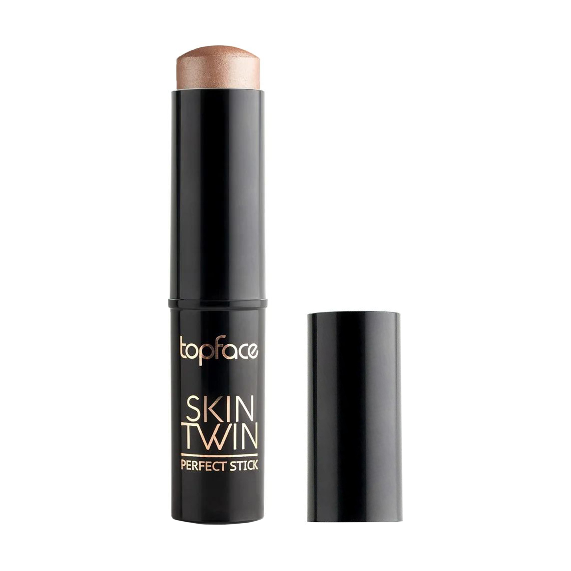 Стік-хайлайтер для обличчя TopFace Skin Twin Perfect Stick, 03 Rozzy Bronze, 9 г